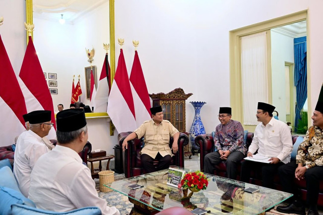 Ketum PBNU di Depan Prabowo: Kami Siap Berkontribusi Dukung Penuh Agenda dan Program Pemerintah