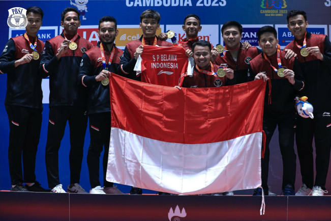 Tim Bulutangkis Putra Indonesia Rebut Emas usai Kalahkan Malaysia