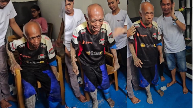 Detik-detik Pak Tarno Bangkit dari Kursi Roda dan Berjalan Direkam Panji Petualang