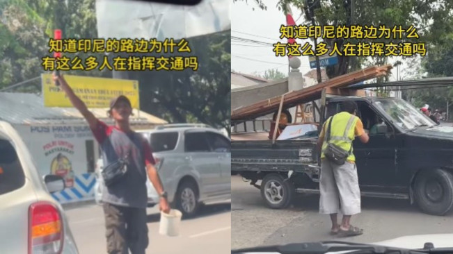 Viral Warga China Heran di Indonesia Banyak Pak Ogah Atur Lalu Lintas, ke Mana Polisi?