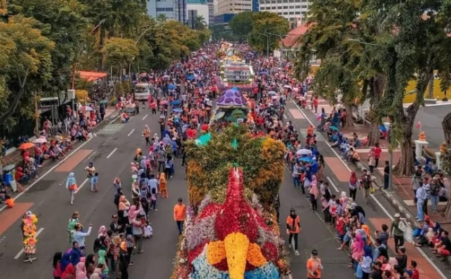 ilustrasi Parade Surabaya Vaganza 2025. [Instagram]