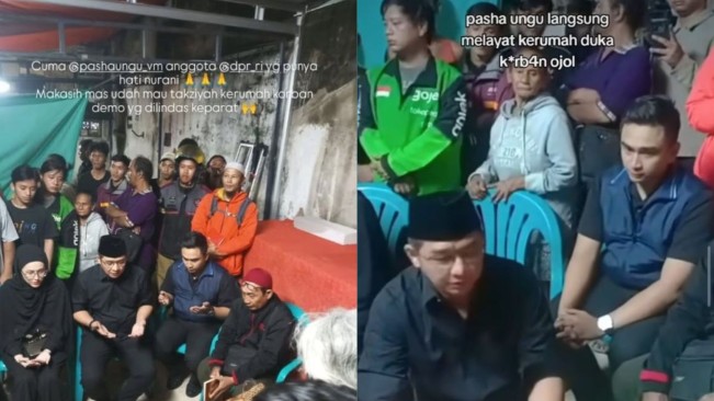 Pasha Ungu Melayat ke Rumah Duka Driver Ojol Affan Kurniawan, Netizen: Anggota DPR Lain Mana?
