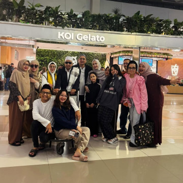 Pasha Ungu dan Istri Pamitan dengan Keluarga Sebelum Berangkat Haji (instagram)