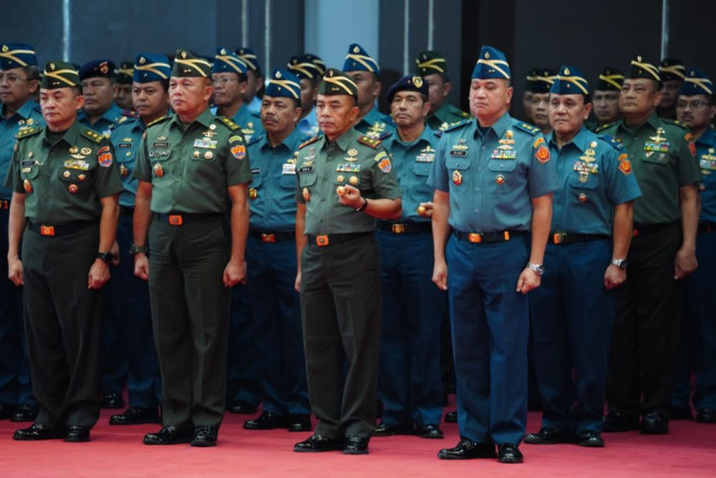 Sebanyak 59 Pati TNI Sandang Pangkat Baru
