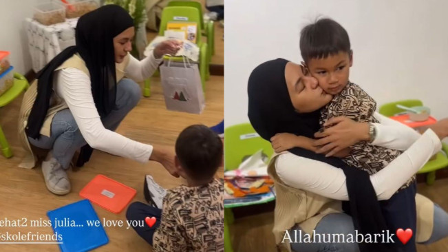 Paula Verhoeven Nangis Lihat Kiano dan Kenzo Nyanyi Lagu Kasih Ibu Kepada Beta