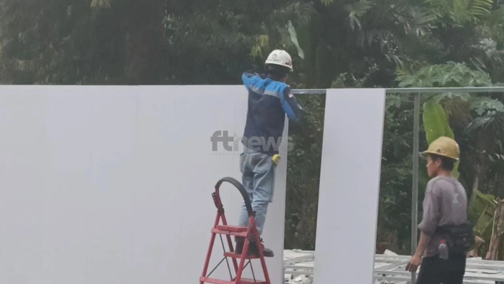 Usai Pembongkaran, Pasar Barito Dipasang Pagar Setinggi 2 Meter