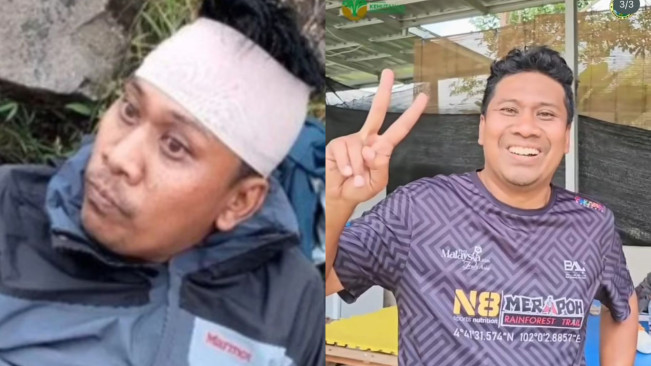 Selamat dari Insiden Rinjani, Begini Kondisi Pendaki Malaysia Nazli Bin Awan Mahat