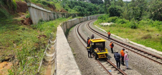 PT KAI: Lintasan Bogor-Sukabumi Tidak Terdampak Pergeseran Tanah di Batutulis