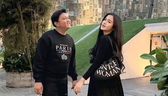Denny Caknan dan istri, Bella Bonita. [Instagram @bellabonita_r.a]