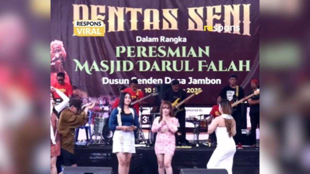 Heboh Peresmian Masjid di Temanggung Diwarnai Biduan Seksi, Begini Faktanya