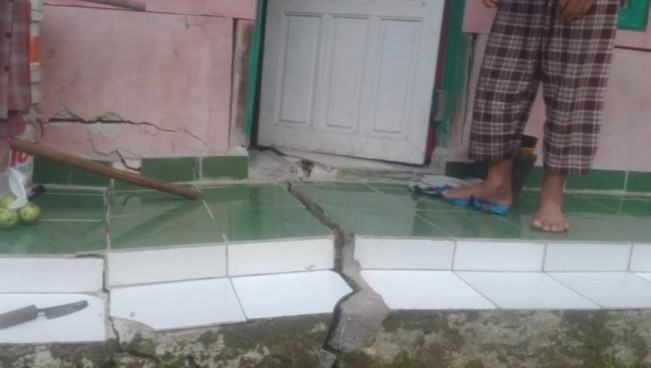 Pergerakan Tanah di Cianjur, 200 Rumah Rusak dan 66 KK Mengungsi