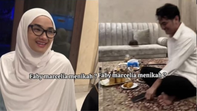 Viral Video Pernikahan Sederhana Faby Marcelia dan Ichal Muhammad, Netizen: Secepat Itu Ya?