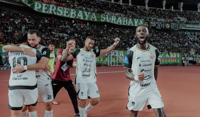 Malam Minggu Ceria Bagi Persija di Surabaya, Menang 3-1 vs Persebaya