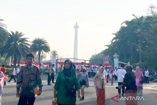 Ribuan Personel Jaga Keamanan HUT ke-78 RI di Sekitar Istana-Monas