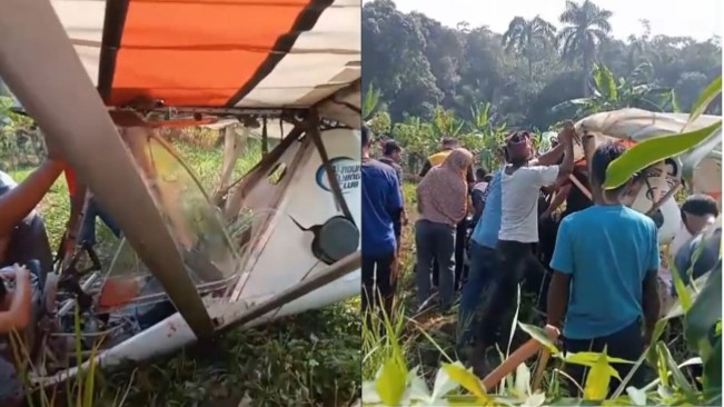 Pesawat Jatuh di Ciampea Bogor Tewaskan Marsma TNI Fajar Adrianto