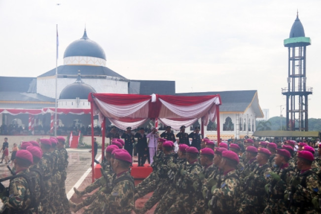 HUT ke-79 TNI, Pj Gubernur Sumut: Kita Dukung Penuh TNI Lebih Maju