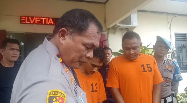 Dua Pencuri Motor di Medan Tumbang Ditembak Polisi