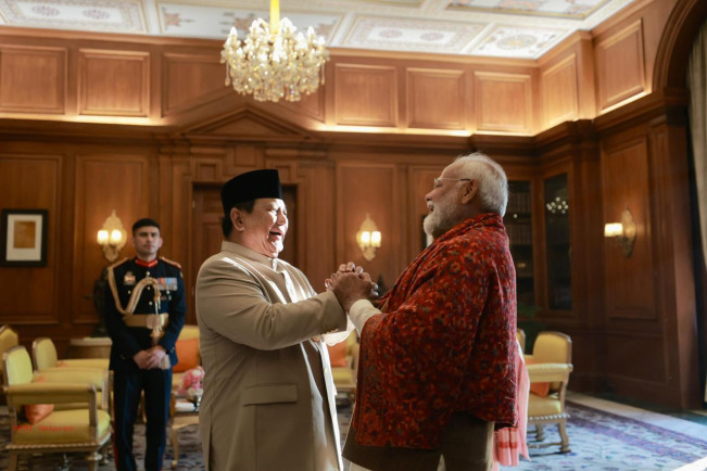 Momen Keakraban dan Persahabatan Presiden Prabowo dan PM India, Peluk Erat hingga Sapaan "Brother"