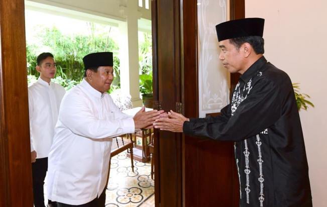 Bertemu Jokowi di Solo, Prabowo: Tak Ada Pembicaraan Politis