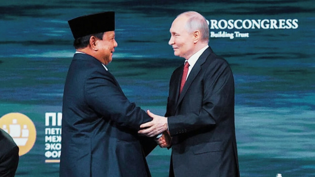 Prabowo Sebut Nama Muzakir Manaf di Depan Putin