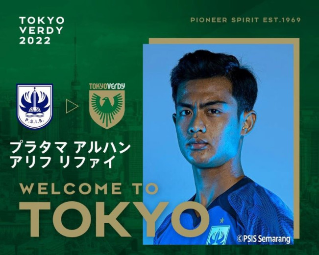 Arhan Minta Suporter Sabar Tunggu Dirinya Debut di Tokyo Verdy