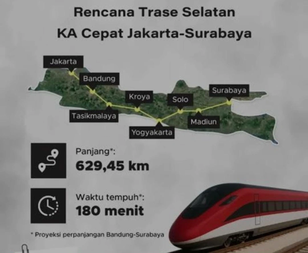 Prabowo Perintahkan AHY Kawal Kereta Cepat ke Surabaya