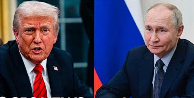 Presiden AS Donald Trump dan Presiden Vladimir Putin/Foto: Instagram Trump,Putin