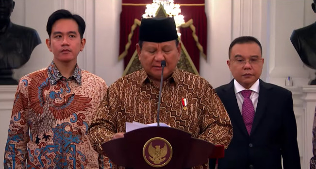 Presiden Prabowo Lantik Menteri dan Wakil Menteri Kabinet Merah Putih Hari Ini