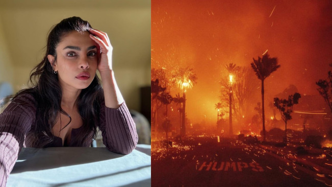 Priyanka Chopra Bagikan Video Kebakaran di LA saat Para Selebriti Melarikan Diri