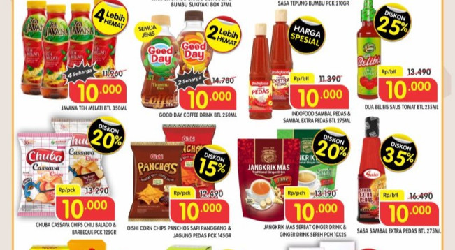 Daftar Produk Promo Superindo Senin, 22 September 2025: Semua Barang Dikenakan Rp10 Ribu