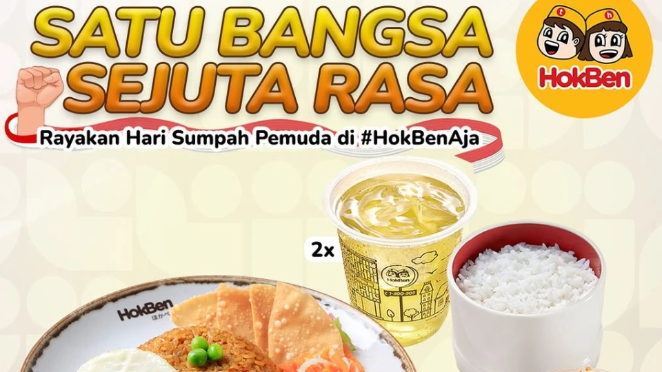 Nikmati Serunya Promo HokBen Double Chicken Vibes, Cuma Rp28 Ribuan per Orang!