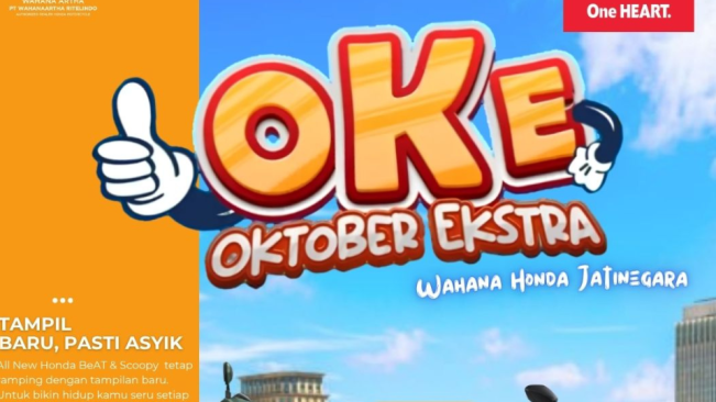 Promo Honda Oktober 2025: Diskon, Cicilan Super Ringan, dan Bonus Eksklusif dari Wahana Artha