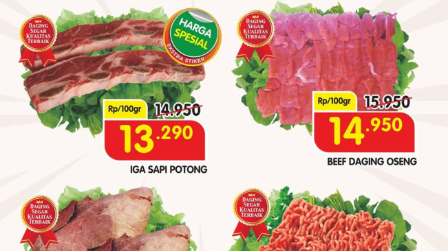 Promo Akhir Pekan Serba Daging Superindo Jumat, 19 Superindo 2025: Diskon hingga 18 Persen