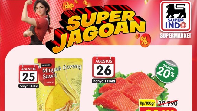 Promo Superindo Super Jagoan Senin, 25 Agustus 2025: Berikut Daftar Produknya Khusus Hari Ini