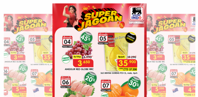 Promo Hemat Superindo Terbaru Jumat, 5 September 2025: Diskon 45 Persen