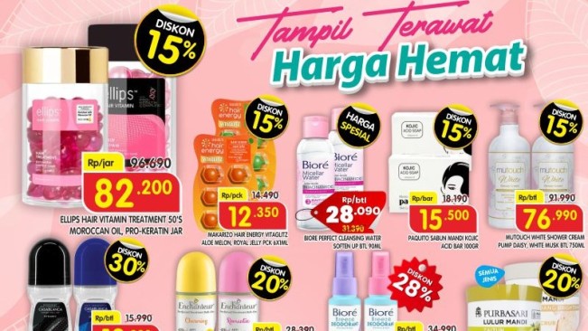 Promo Produk Perawatan Superindo Minggu, 7 September 2025: Diskon dari 15 - 40 Persen