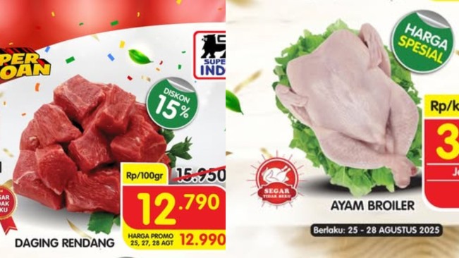 Promo Daging dan Ikan Superindo Rabu, 27 Agustus 2025: Buruan Ada Diskon 45 Persen