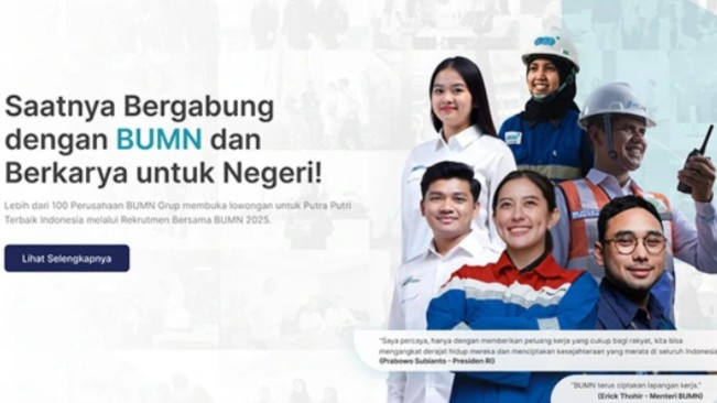 Rekrutmen Bersama BUMN 2025 Dibuka Hari Ini, Cek LINK Pendaftarannya Disini
