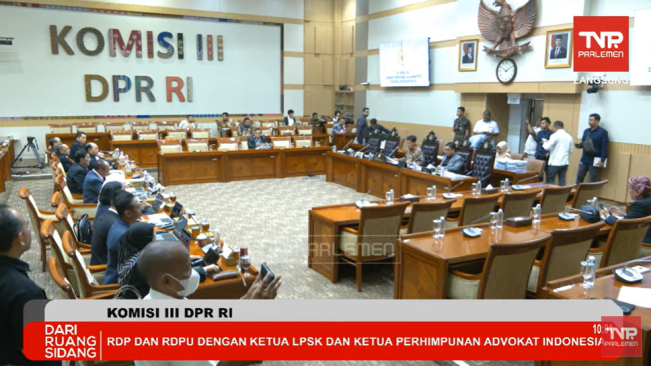 Rapat di Komisi III DPR, Peradi Usul Penyadapan-Keterangan Ahli Dihapus di RUU KUHAP