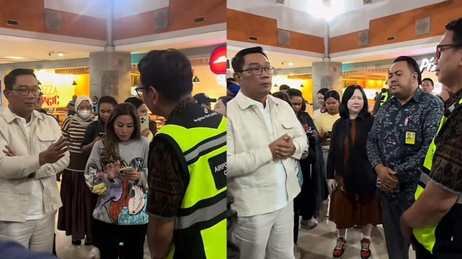 Ridwan Kamil Protes ke Petugas Bandara (TikTok)
