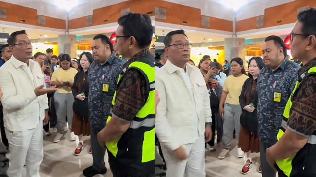 Ridwan Kamil Protes ke Petugas Bandara (TikTok)