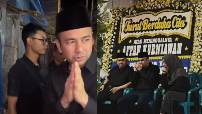 Usai Dibanjiri Kritik, Intip 3 Potret Raffi Ahmad Melayat ke Rumah Affan Kurniawan