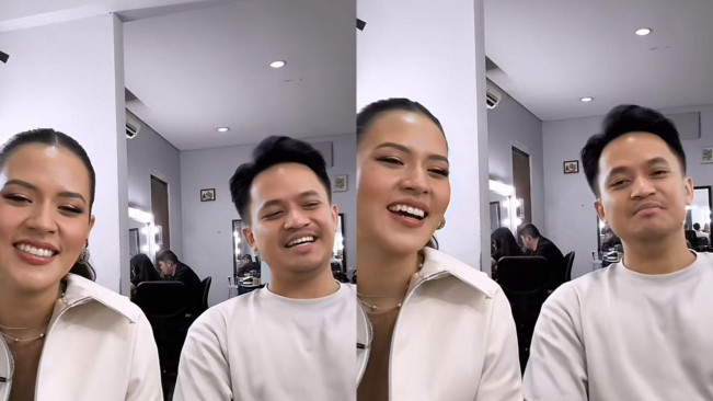 Raisa dan Barsena Bestandhi (TikTok/@raisa6690)