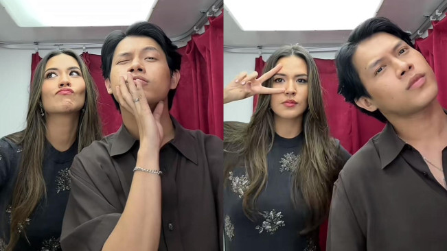 Raisa dan Rony Parulian (TikTok /@raisa6690)