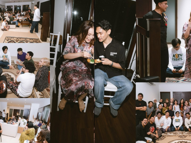 Bagikan Momen Buka Puasa Bersama di Rumah Ariel Noah, Netizen Salfok Rossa dan Afgan Makan Sepiring Berdua