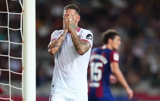 Barcelona Kalahkan Sevilla Berkat Gol Bunuh Diri Ramos