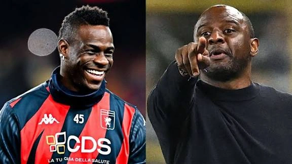 Balotelli Komentari Pemecatan Patrick Vieira Genoa