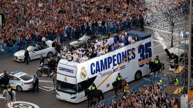 Sah! Real Madrid Juara La Liga untuk ke-35 Kalinya