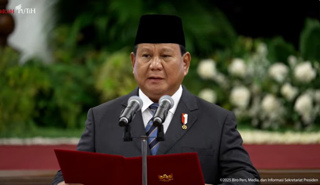 Daftar Pejabat Negara yang Dilantik Presiden Prabowo Subianto