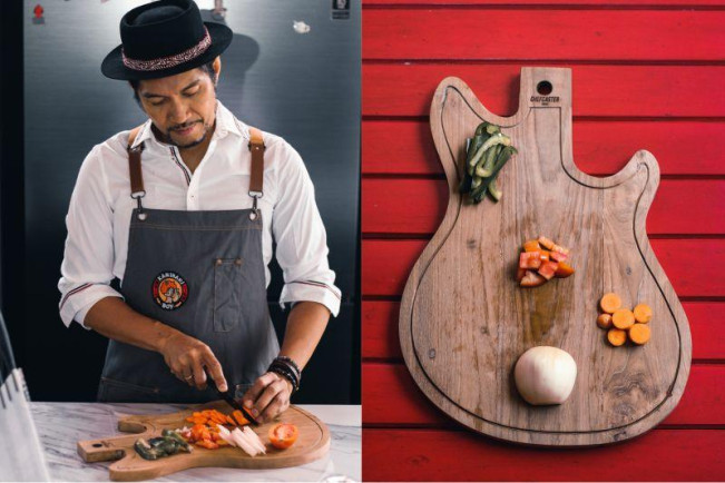 Ridho Slank, Telenan Kayu Berbentuk Gitar
